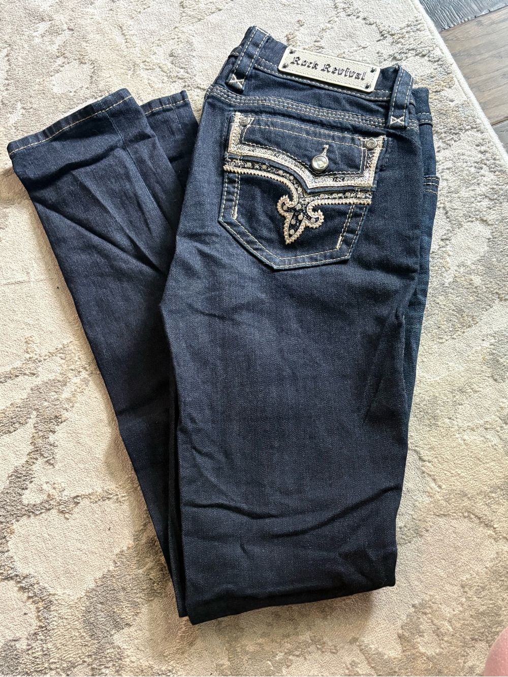 Rock Revival Betty Skinny Jeans with Embellished Back Pockets